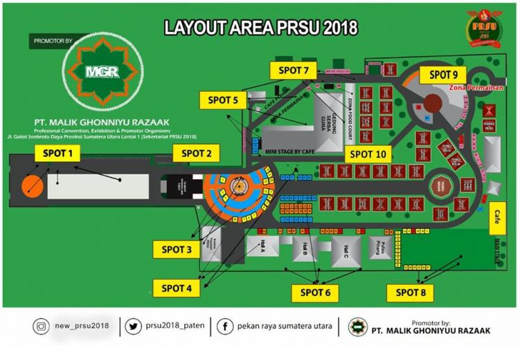 Layout area PRSU 2018